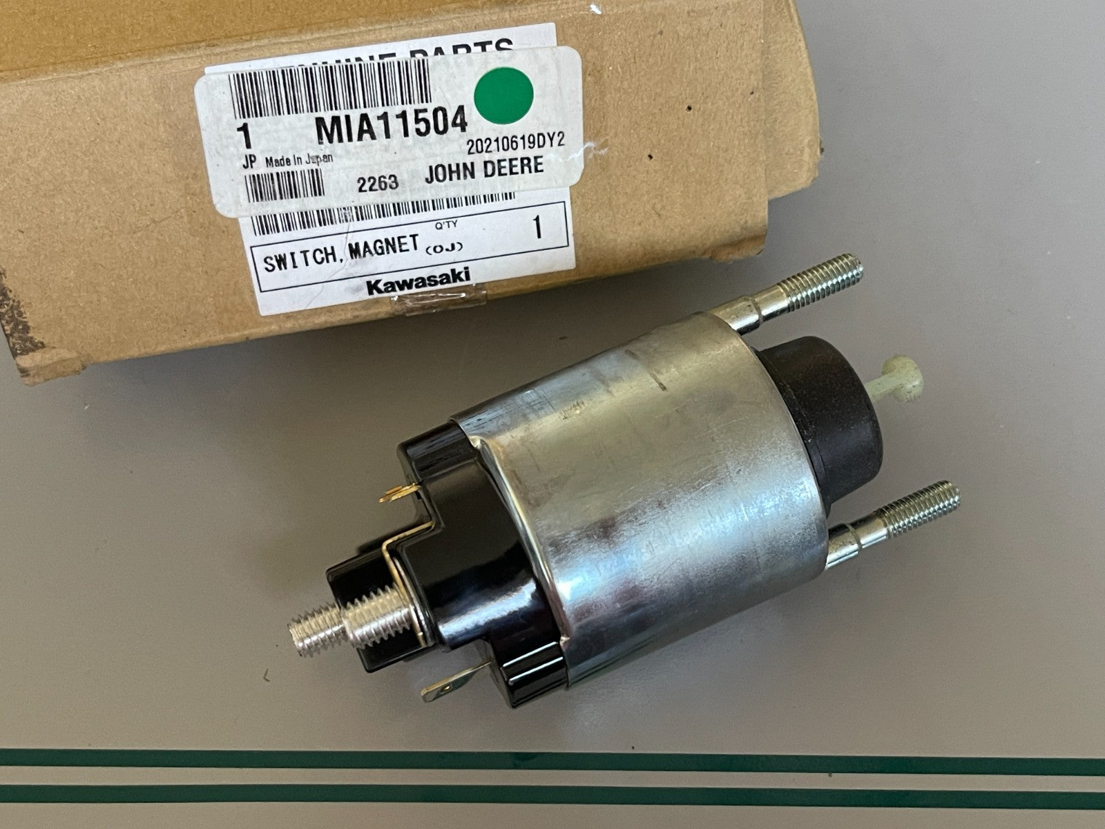 John Deere MIA11504 NEW OEM Starter Solenoid 12V X300 X500 X700 ZTrak LX 0720