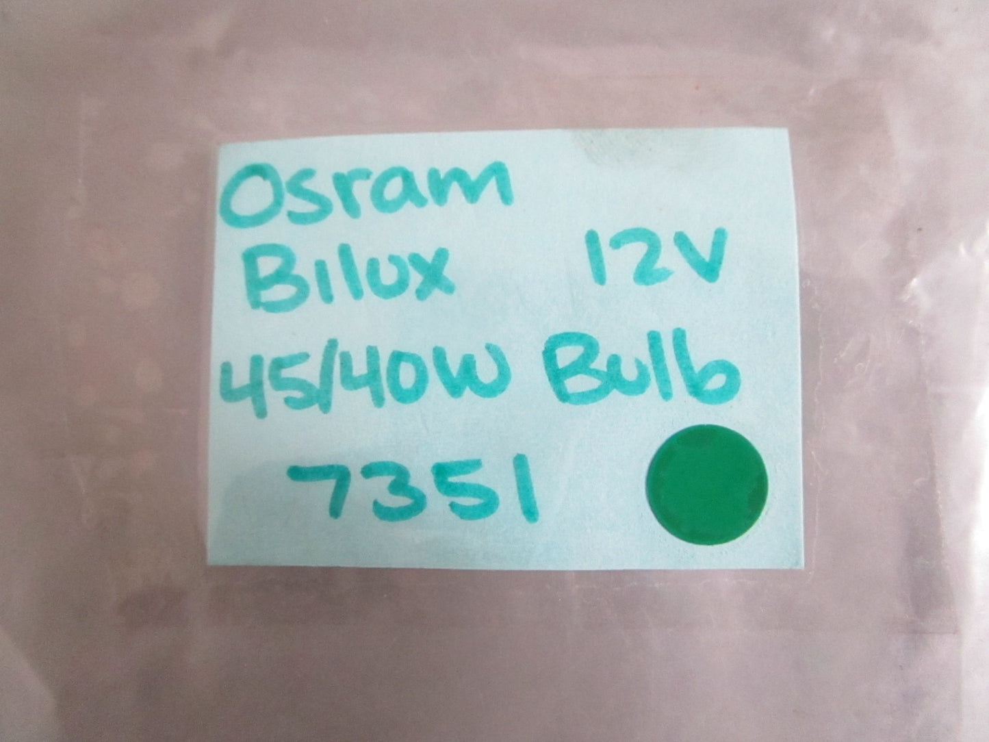 NEW OEM 7351 Osram Bilux 12V 45/40W Bulb 0820