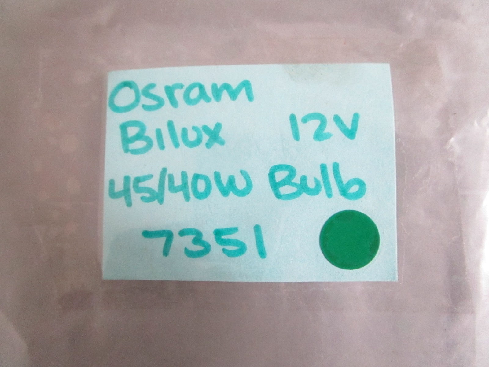 NEW OEM 7351 Osram Bilux 12V 45/40W Bulb 0820
