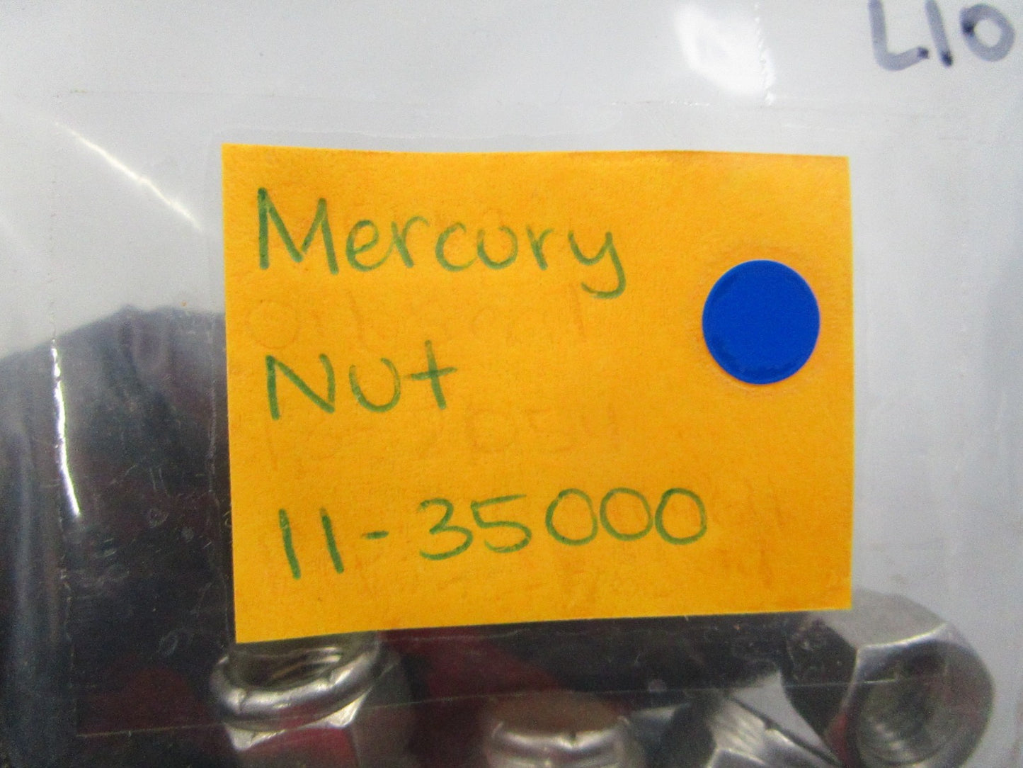 NEW OEM (LOT OF 10) 11-35000 Mercury Quicksilver Nut 0810