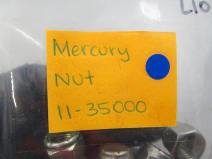 NEW OEM (LOT OF 10) 11-35000 Mercury Quicksilver Nut 0810