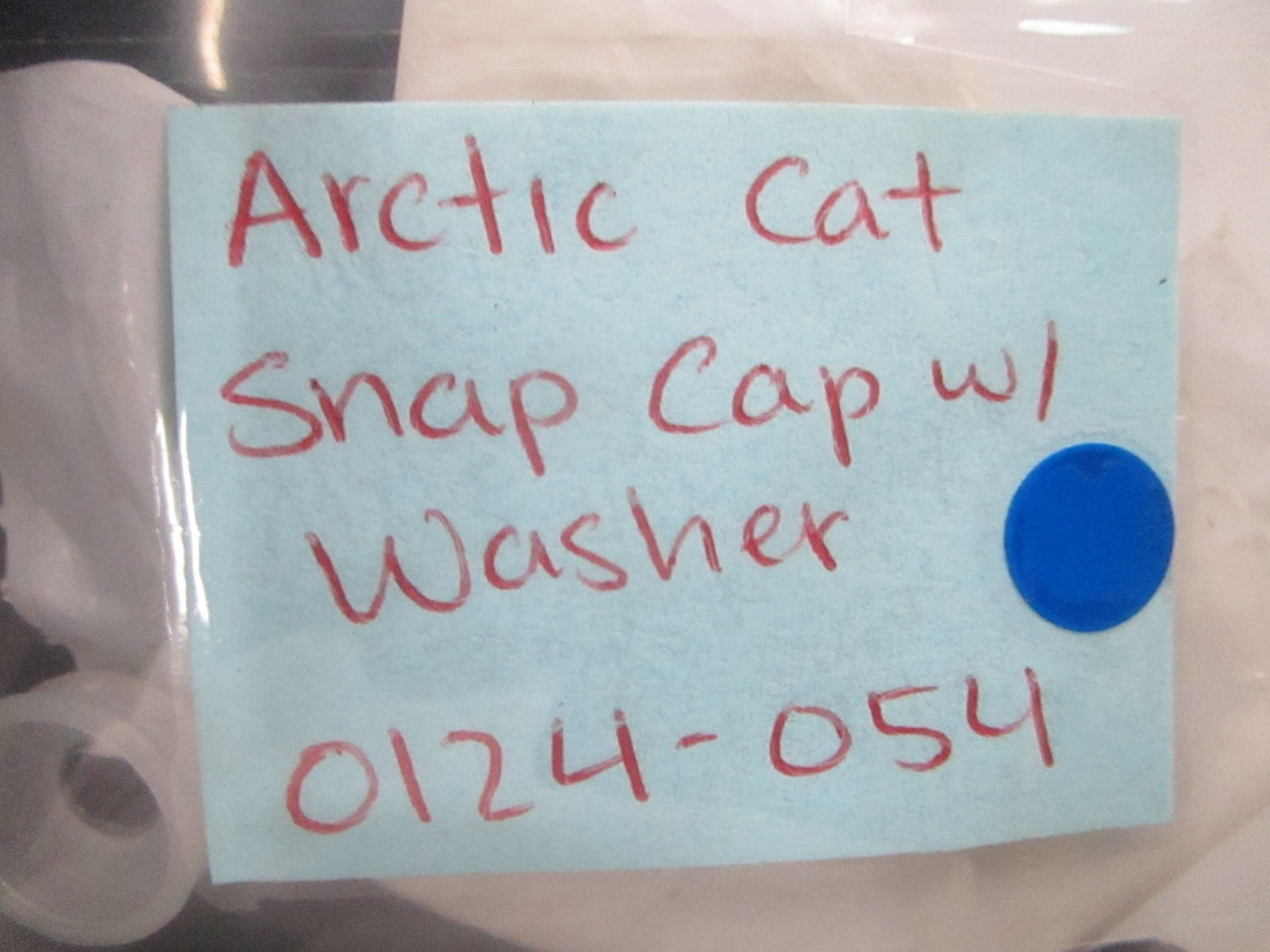 *NEW OEM* (LOT OF 3) 0810 Arctic Cat Snap Cap w/ Washer 0124-054