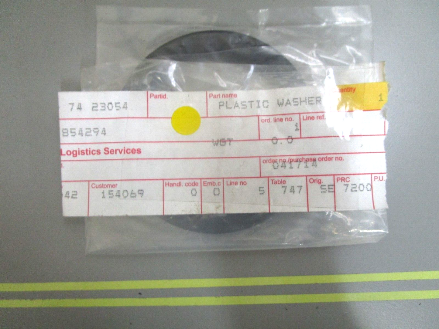 *NEW OEM* 0750 Volvo Penta PLASTIC WASHER 854294