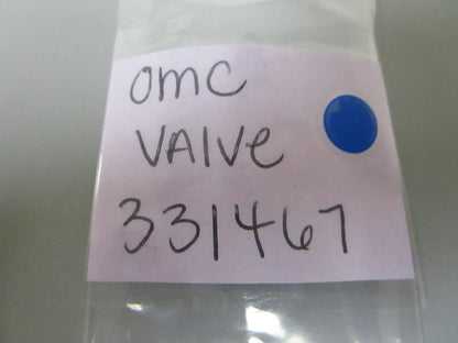 NEW OEM 331467 0331467 OMC Johnson Evinrude Valve 0720