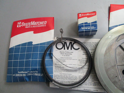 *NEW OEM* 0820 OMC Johnson Evinrude Starter Pulley & Pawl Kit 395451 0395451