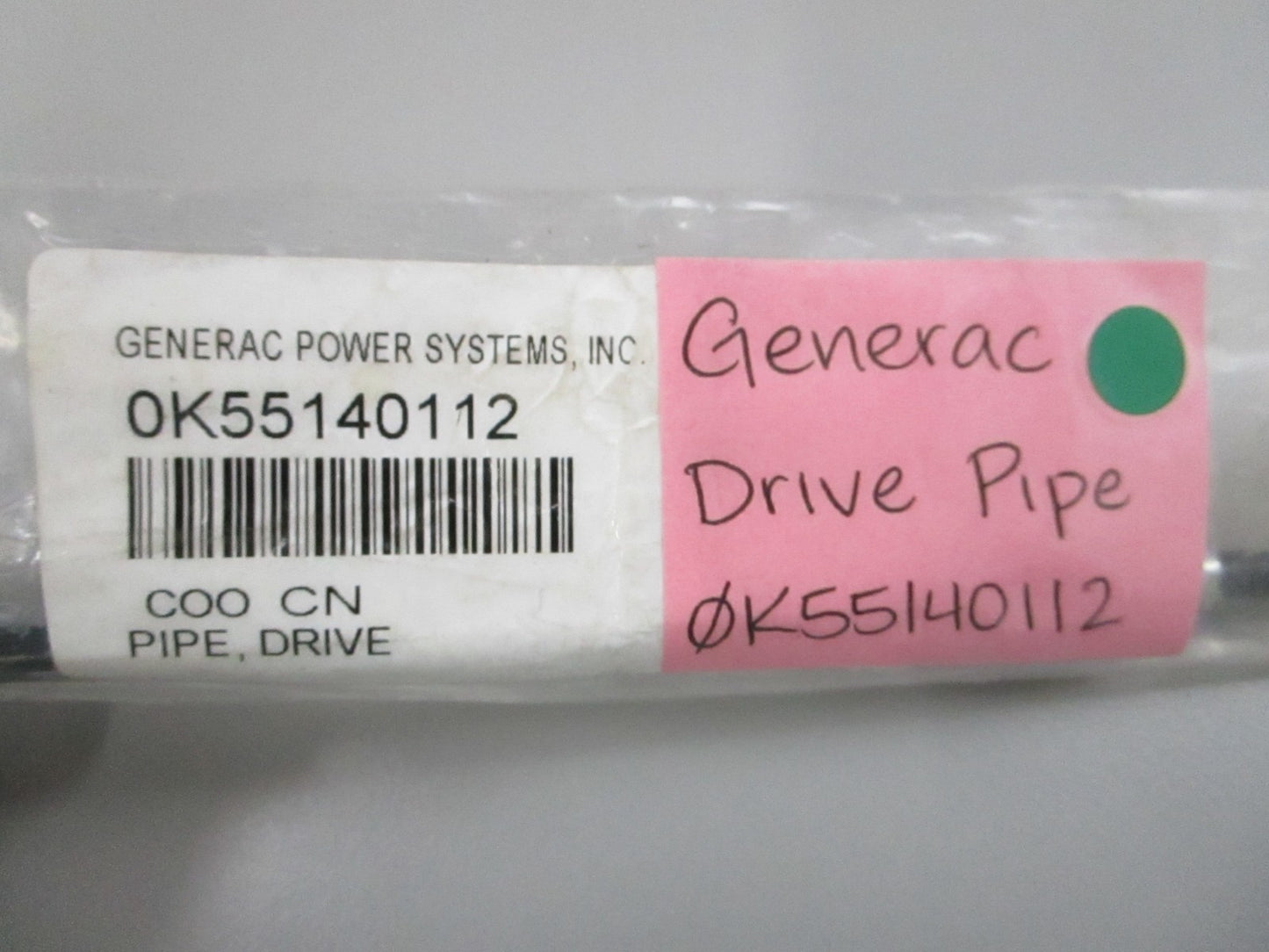 NEW OEM 0K55140112 Generac Drive Pipe 0810