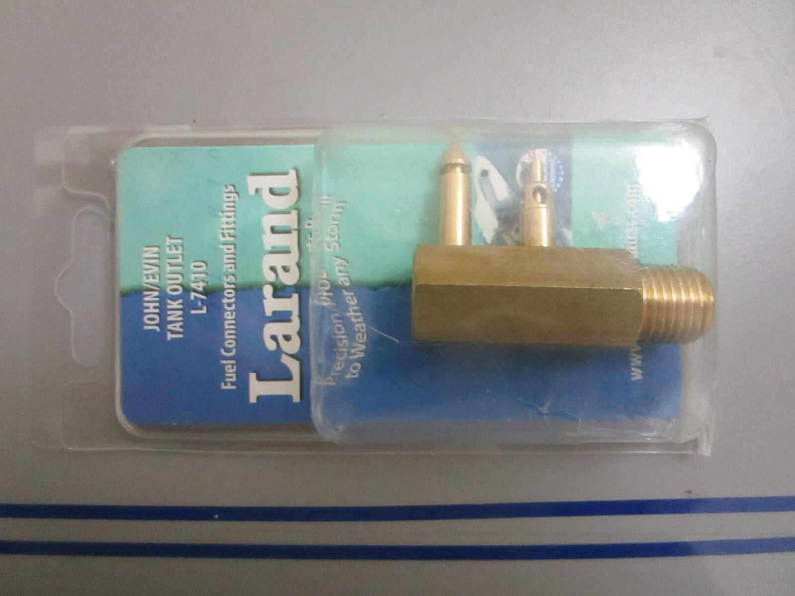 *NEW OEM* 0810 OMC Larand 1/4" Brass Tank Connector 772681 0772681