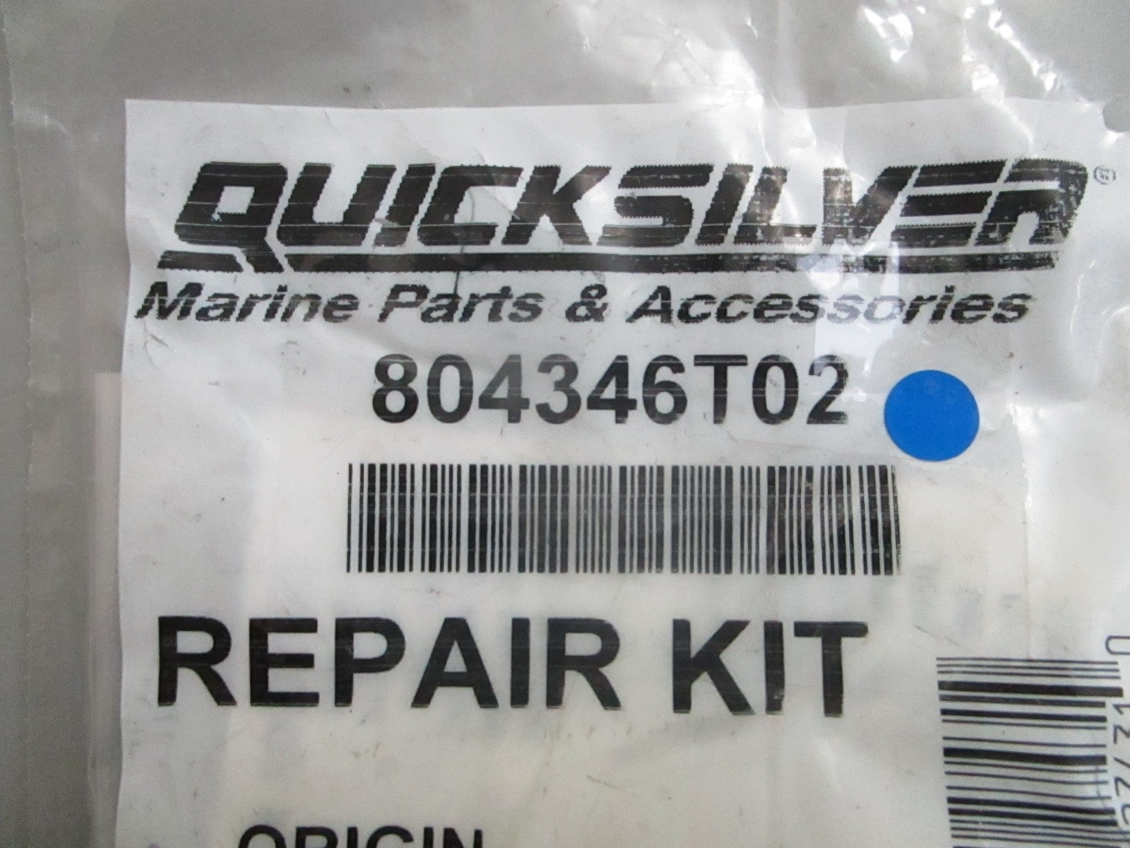 *NEW OEM* 0820 Mercury Quicksilver Repair Kit 804346T02