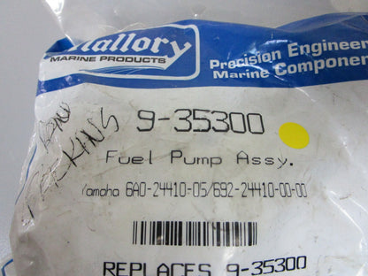 *NEW* 0810 Mallory Fuel Pump Assembly 9-35300