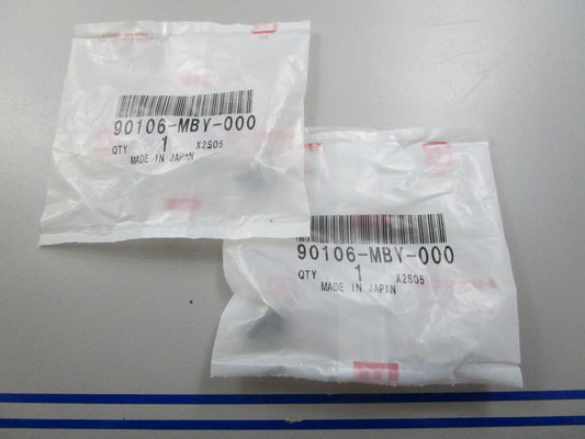 *NEW OEM* (LOT OF 2) 0810 Honda Special Screw 90106-MBY-000