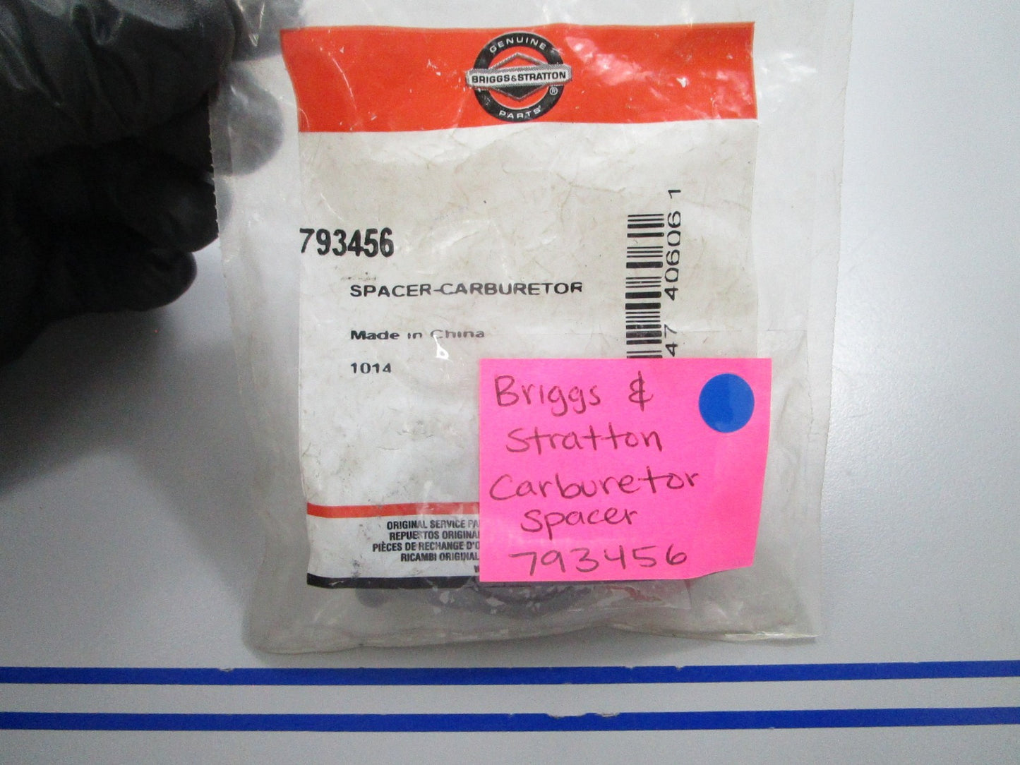 *NEW OEM* 0810 Briggs & Stratton Carburetor Spacer 793456