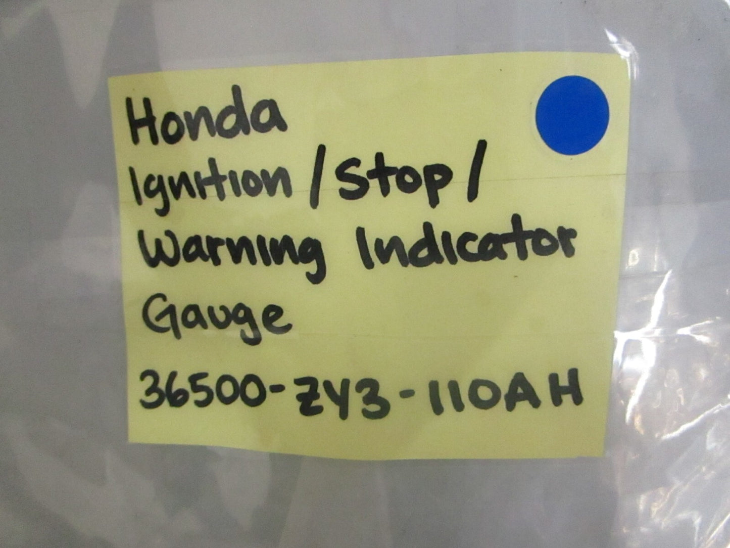 *NEW OEM* 0820 Honda Ignition/Stop/Warning Indicator Gauge 36500-ZY3-110AH