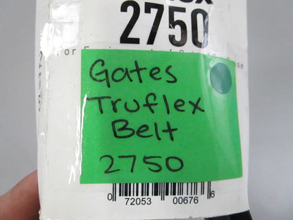 Gates NEW Truflex 2750 FHP V-Belt 4L750 1/2" x 75" (LOT OF 2) 0810