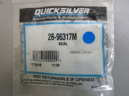 *NEW OEM* 0810 Mercury Quicksilver Seal 26-96317M