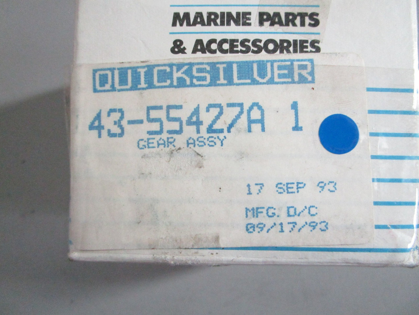 NEW OEM 43-55427A1 Mercury Quicksilver Gear Assy 0820