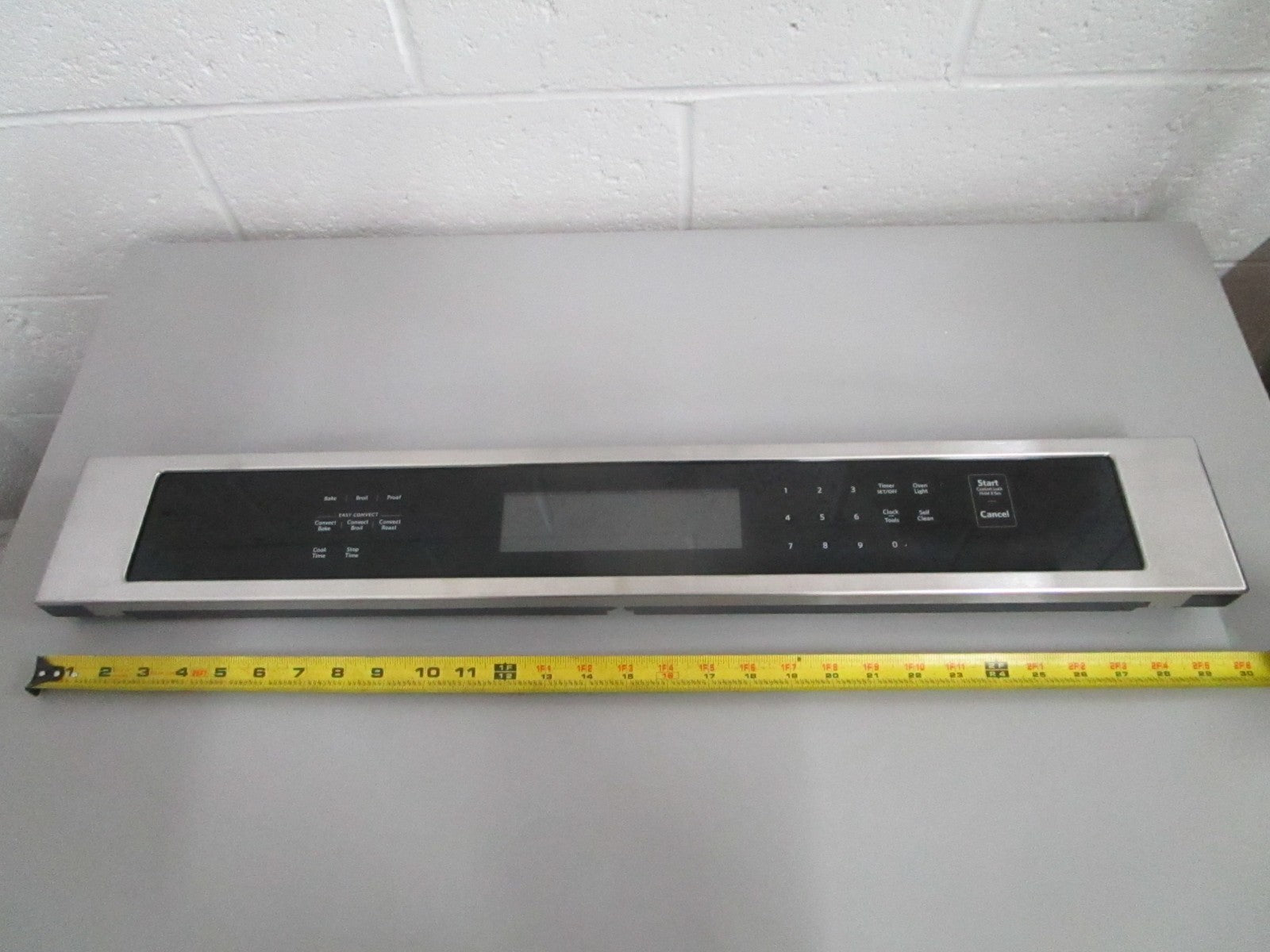 Whirlpool W11093241 NEW OEM Wall Oven Range Control Panel Stainless Steel 0820