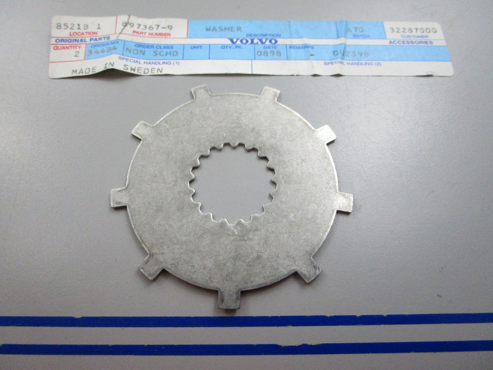 NEW OEM 897367 Volvo Penta Washer 0810