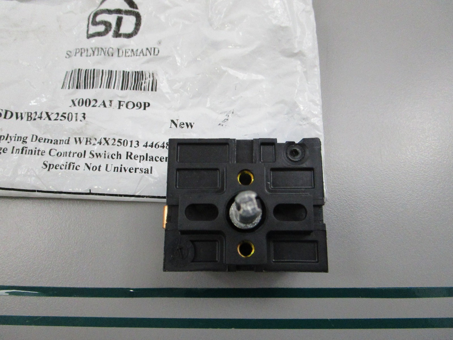 Supplying Demand NEW Range Infinite Control Switch SDWB24X25013 For: GE NOS 0810
