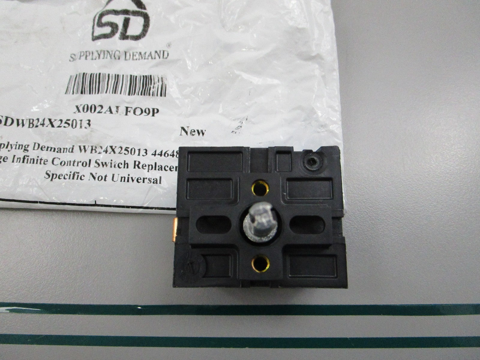Supplying Demand NEW Range Infinite Control Switch SDWB24X25013 For: GE NOS 0810