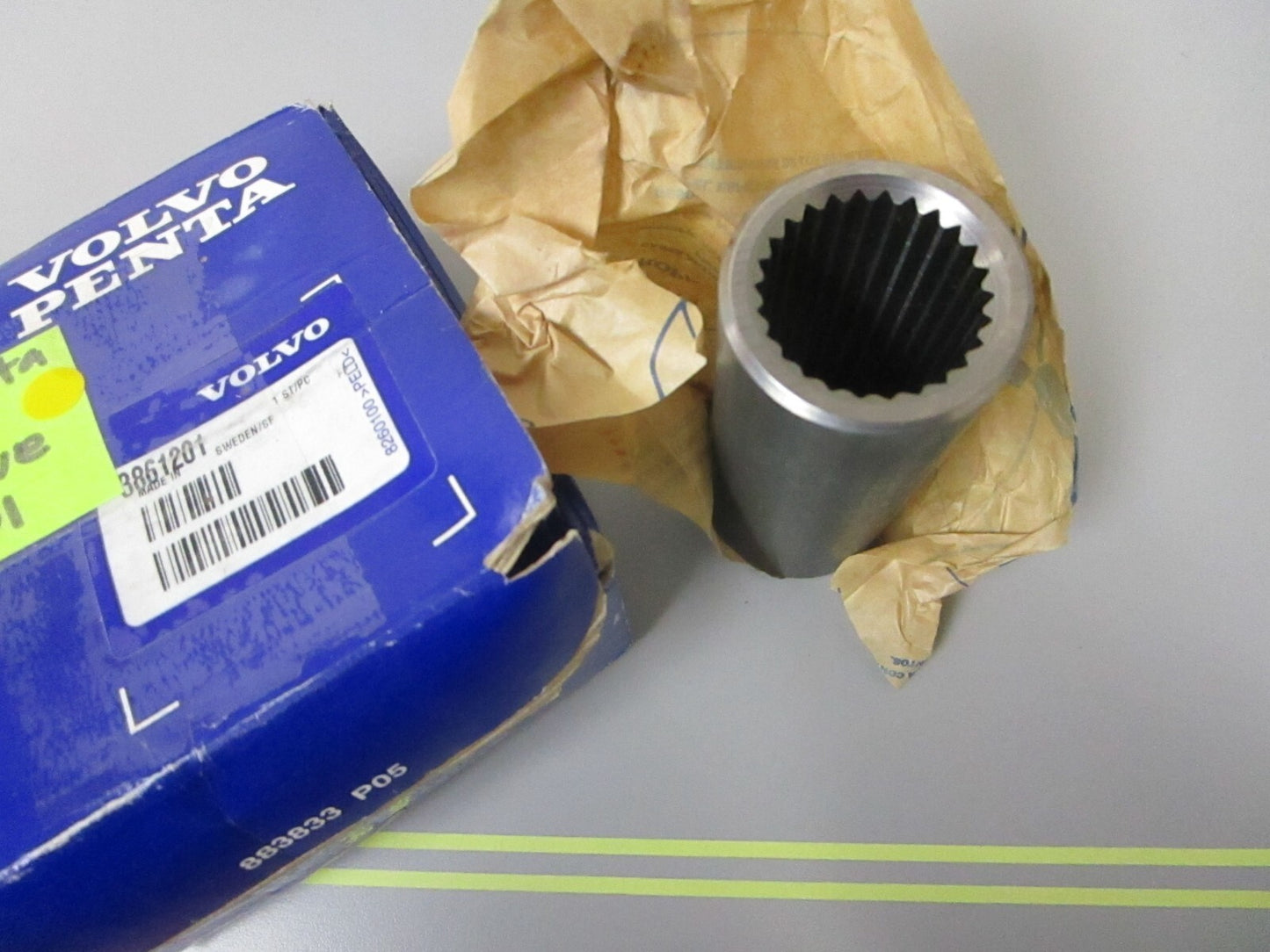 *NEW OEM* 0810 Volvo Penta Splined Sleeve 3861201