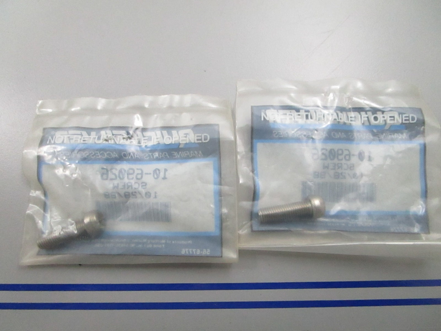 *NEW OEM* (LOT OF 2) 0810 Mercury Quicksilver Screw 10-69026