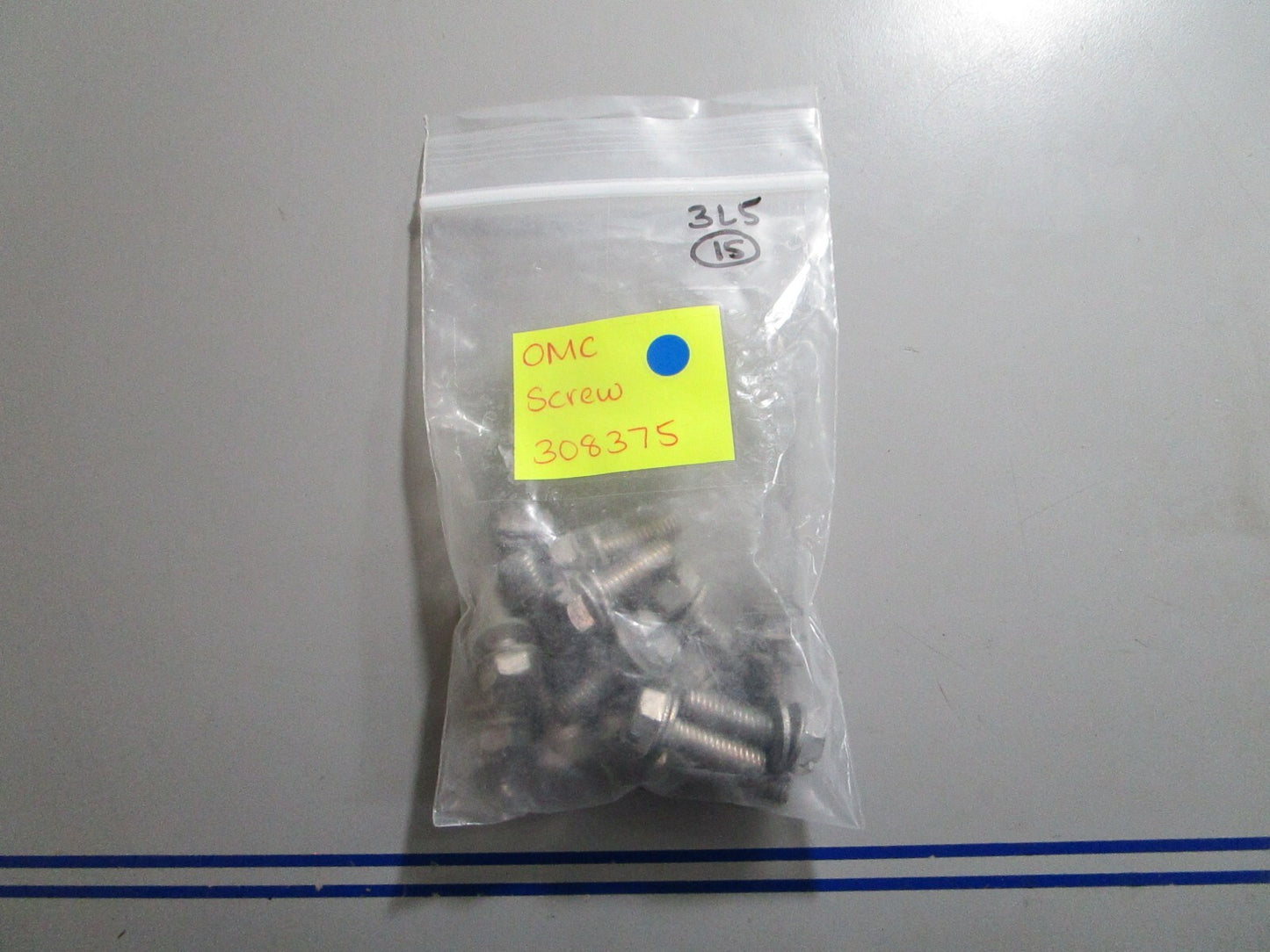 *NEW OEM* (LOT OF 5) 0810 OMC Johnson Evinrude Screw 308375 0308375