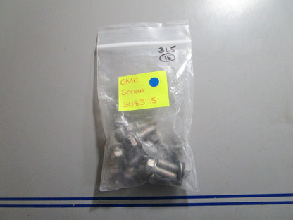 *NEW OEM* (LOT OF 5) 0810 OMC Johnson Evinrude Screw 308375 0308375