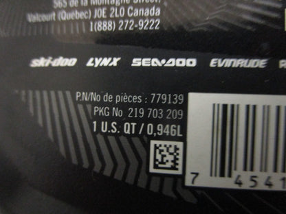 *NEW OEM* (LOT OF 4) 0820 BRP Ski-Doo XPS Full Synthetic Oil SAE-0W-40 779139