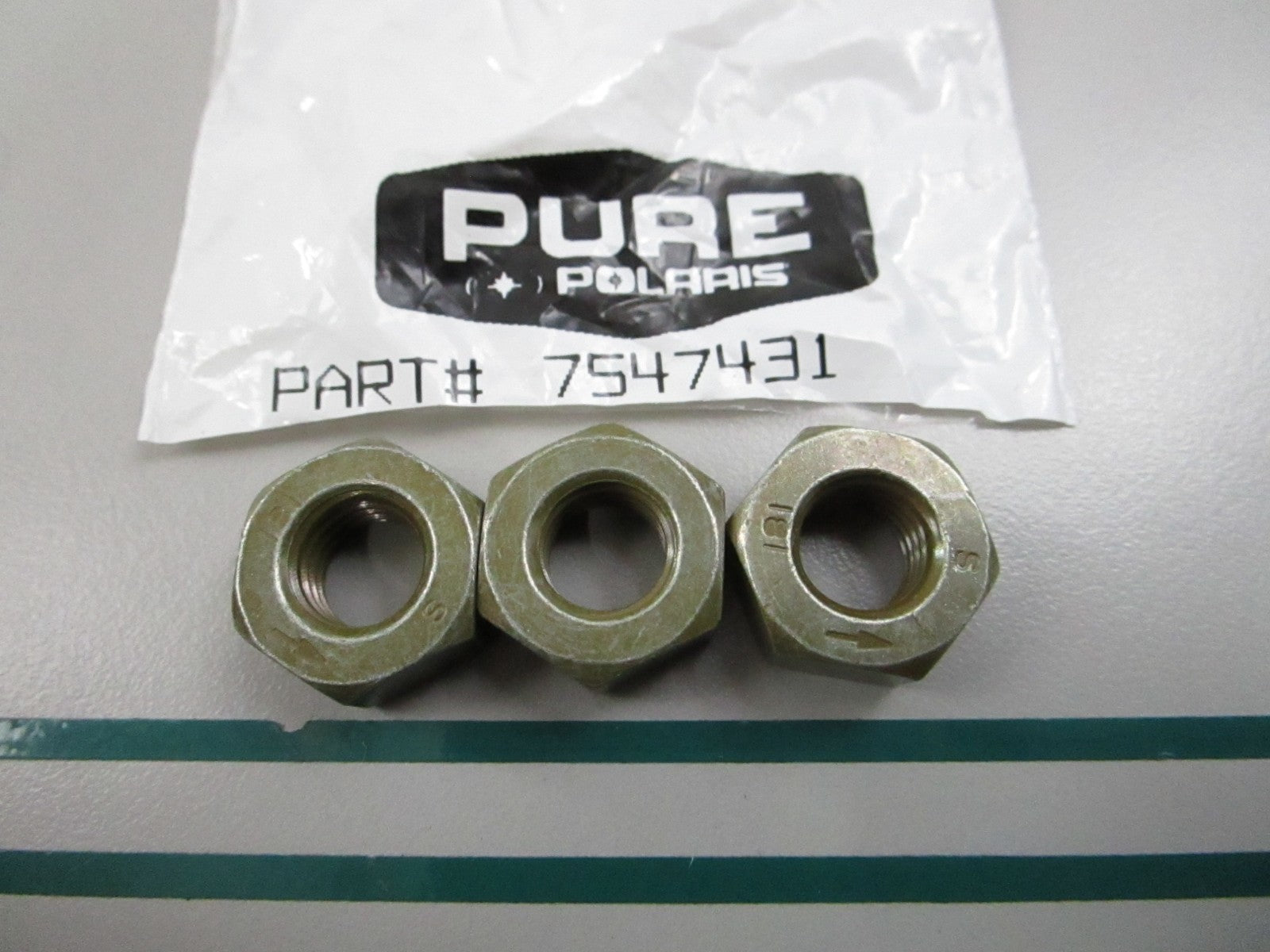 NEW OEM (LOT OF 3) 7547431 Polaris Nut 0810