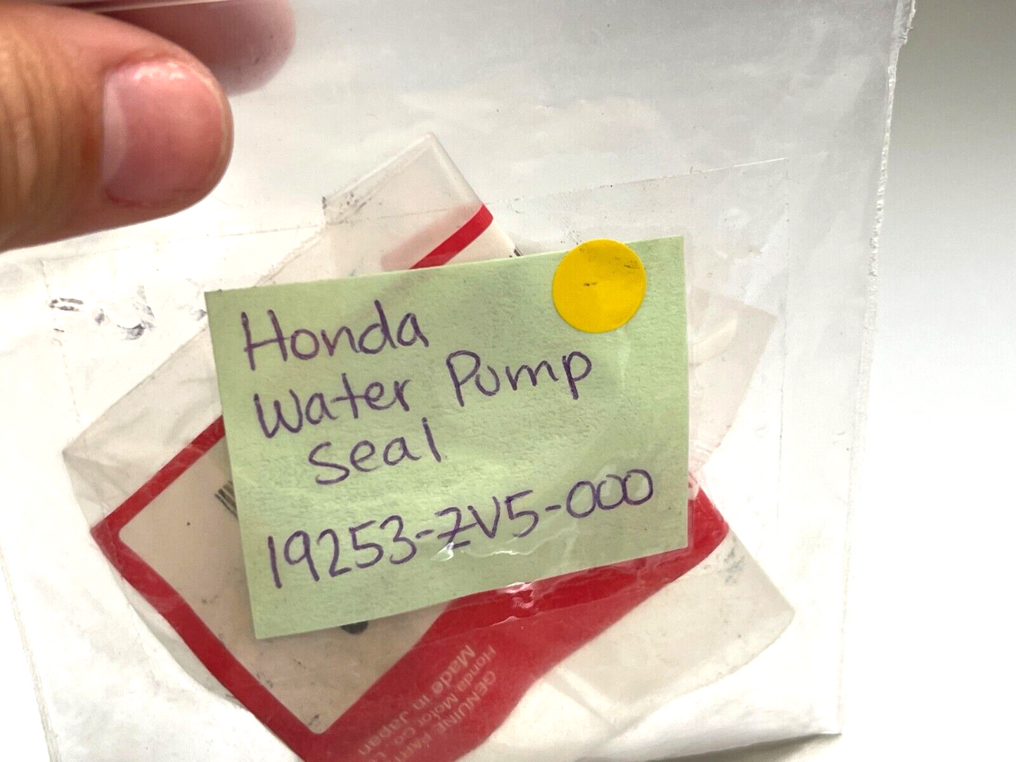 *NEW OEM* 0750 Honda WATER PUMP SEAL 19253-ZV5-000