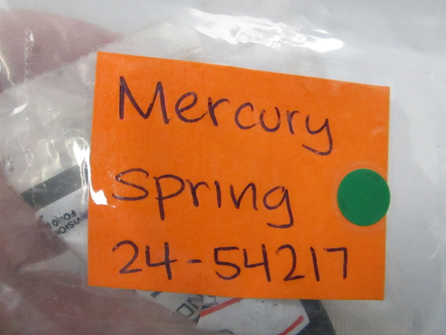 Mercury Quicksilver NEW OEM Spring 24-54217 Outboard Marine NOS Part 0810