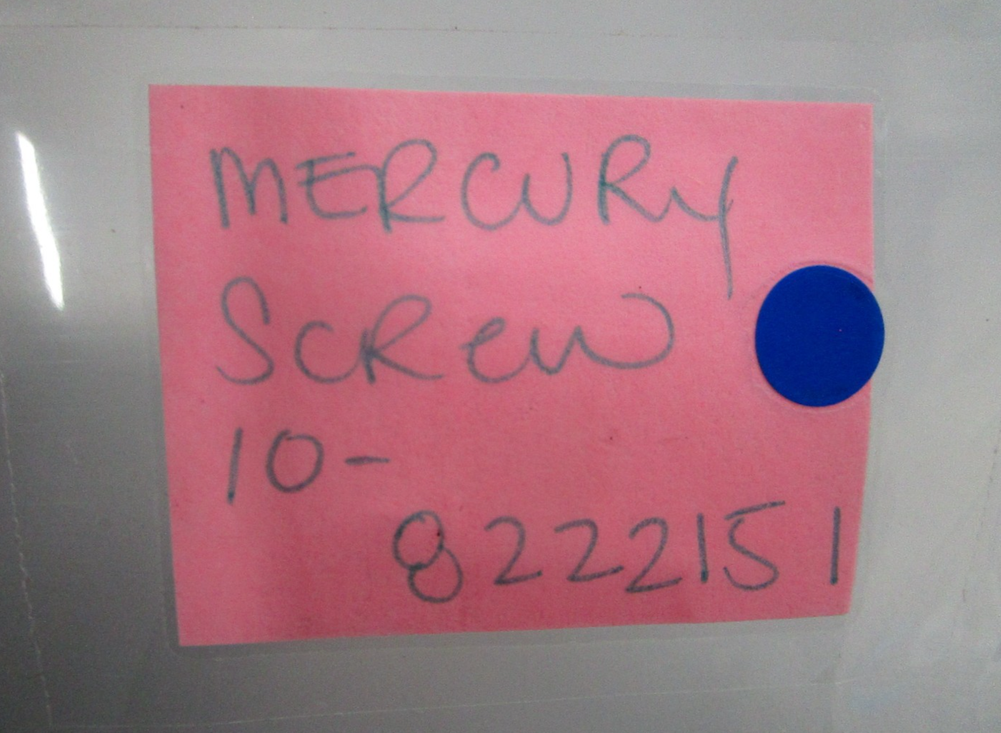 *NEW OEM* (LOT OF 2) 0810 Mercury Quicksilver Screw 10-8222151