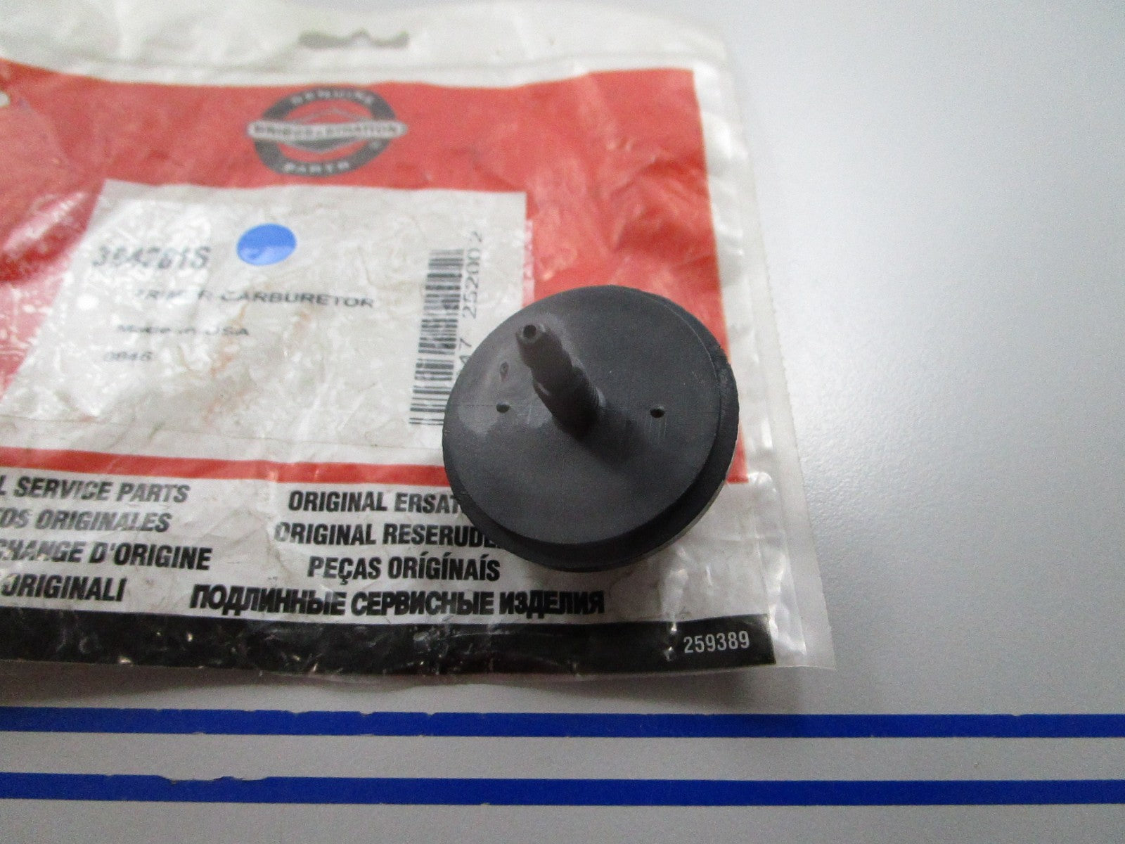 NEW OEM 394281S Briggs & Stratton Carburetor Primer 0810
