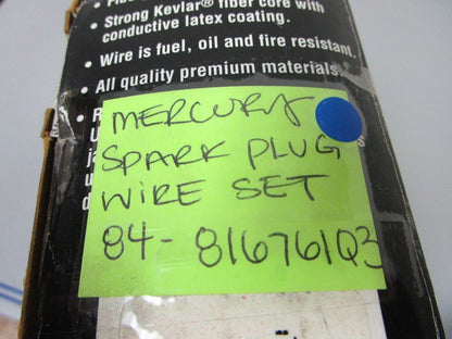 *NEW OEM* 0720 Mercury Quicksilver Spark Plug Wire Set 84-816761Q3