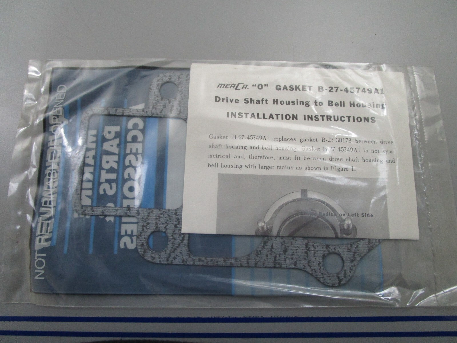 *NEW OEM* 0810 Mercury Quicksilver Gasket Set 27-45749A1