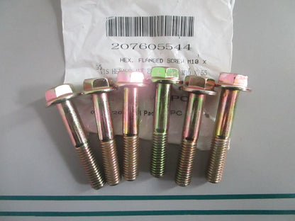 NEW OEM (LOT OF 6) 207605544 Can-Am Hex Flanged Screw 0820
