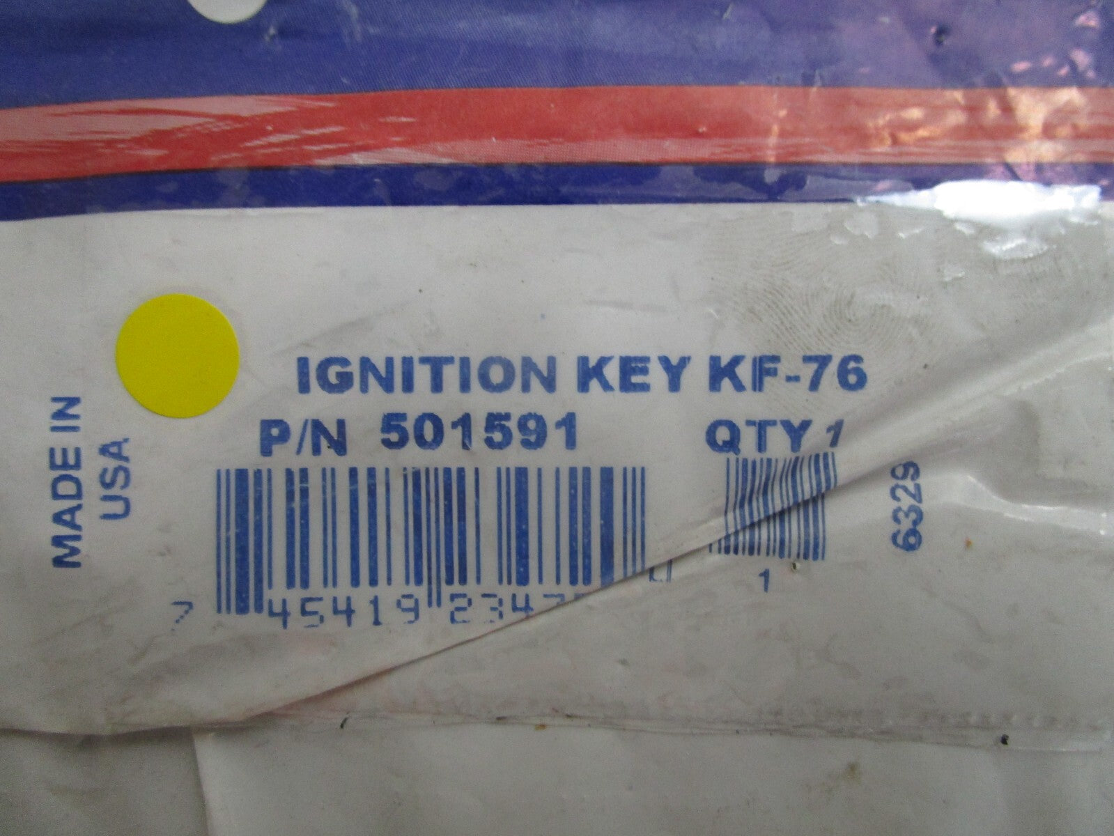 *NEW OEM* 0810 OMC Johnson Evinrude Ignition Key KF-76 501591 0501591