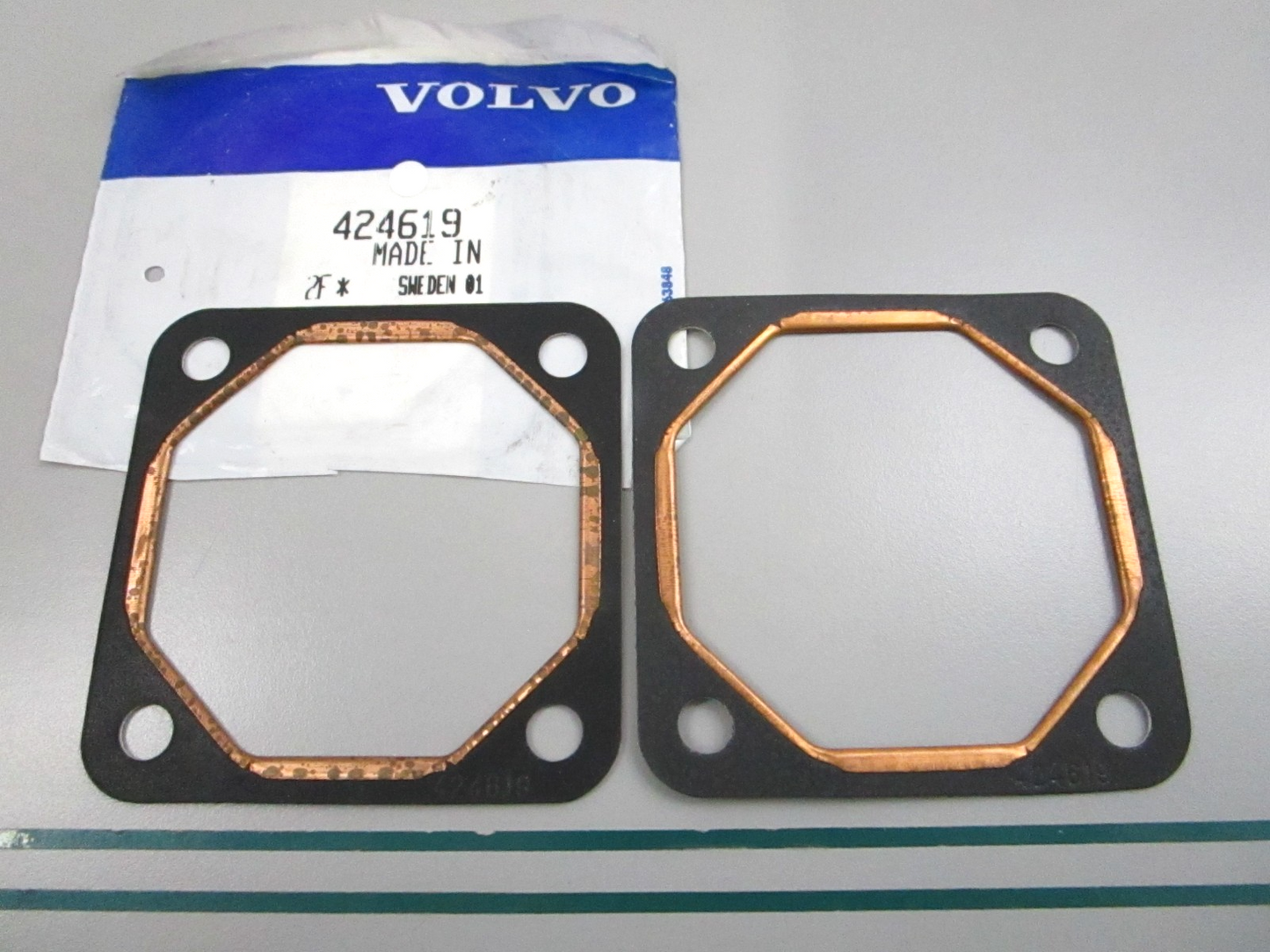 NEW OEM (LOT OF 2) 424619 Volvo Penta Gasket 0810