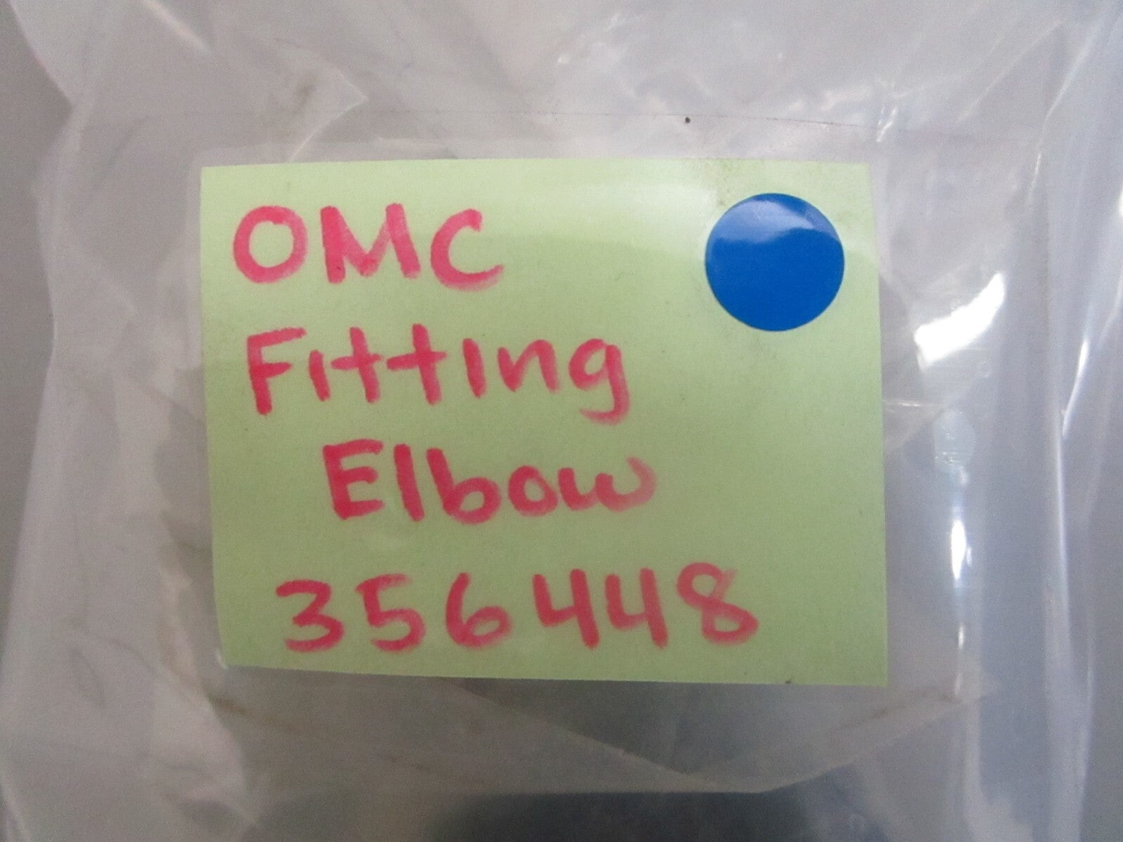 *NEW OEM* 0810 OMC Johnson Evinrude Fitting Elbow 356448 0356448