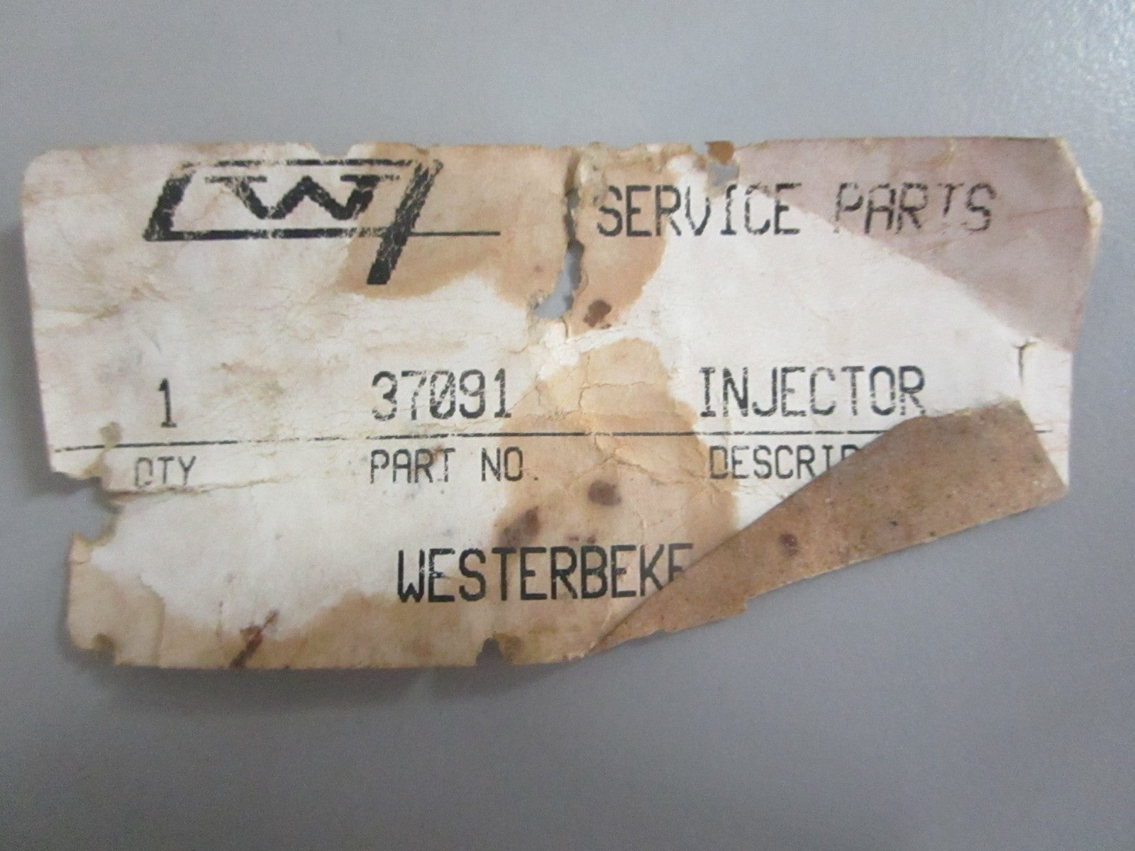 *NEW OEM* 0820 Westerbeke Fuel Injector 37091