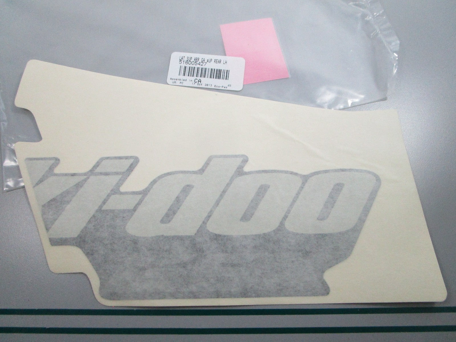 NEW 516005427 Ski-Doo LH Rear Upper Side Decal 0810