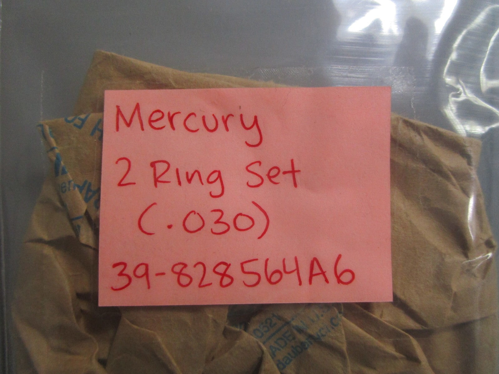 *NEW OEM* 0810 Mercury 2 Ring Set (.030) 39-828564A6