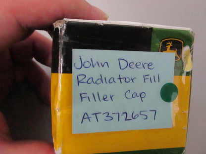 NEW OEM AT372657 John Deere Radiator Filler Cap 0810