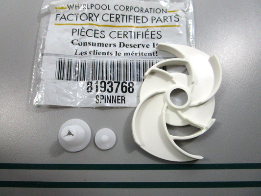 NEW OEM 8193768 Whirlpool Spinner 0810