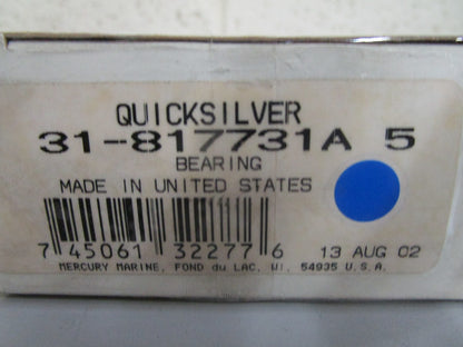 *NEW OEM* 0820 Mercury Quicksilver Bearing 31-817731A5