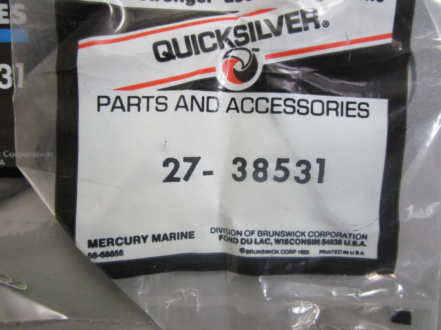 *NEW OEM* (LOT OF 2) 0820 Mercury Quicksilver Gasket 27-38531
