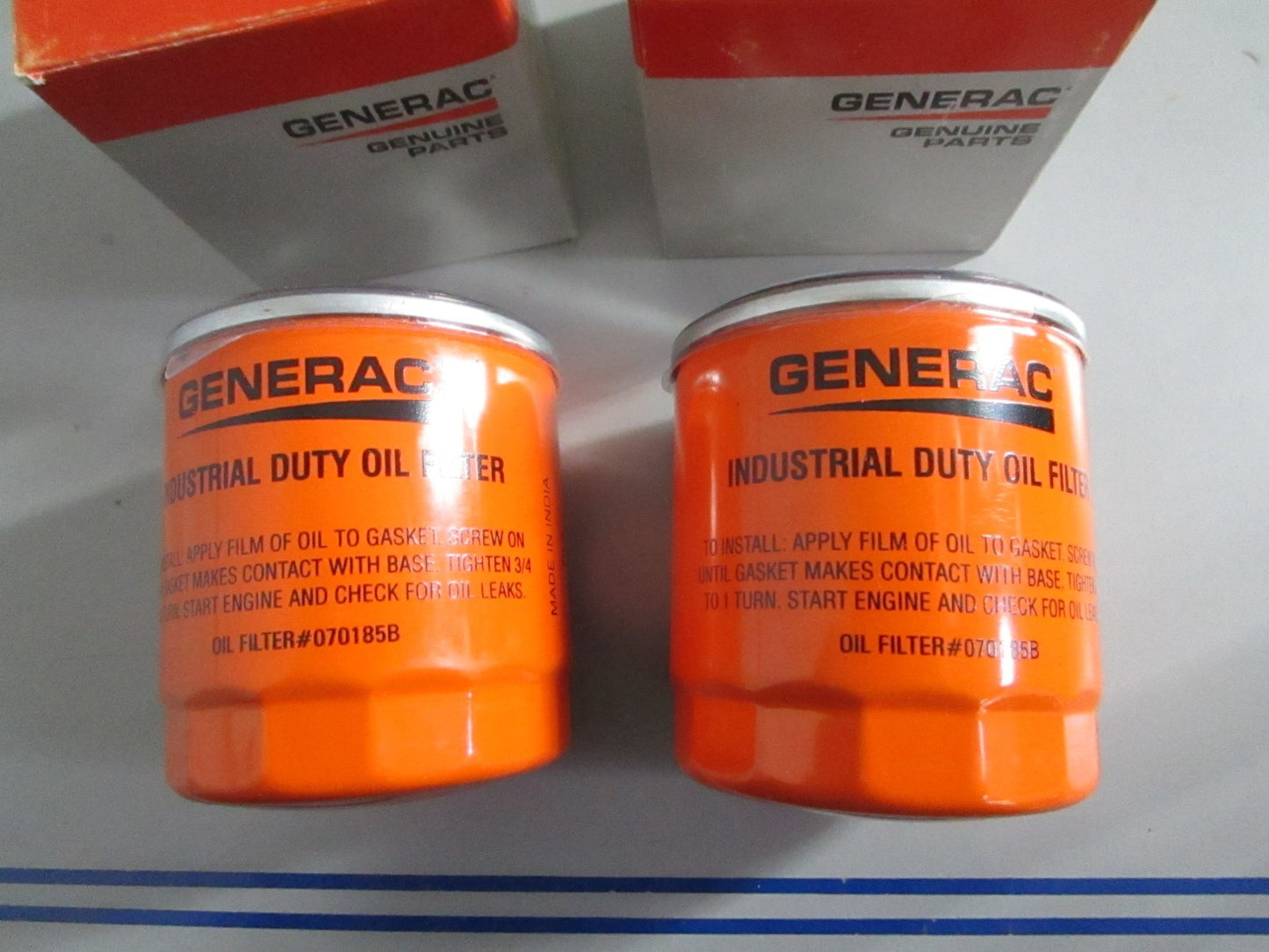 NEW OEM (LOT OF 2) 070185BS Generac Oil Filter 0820