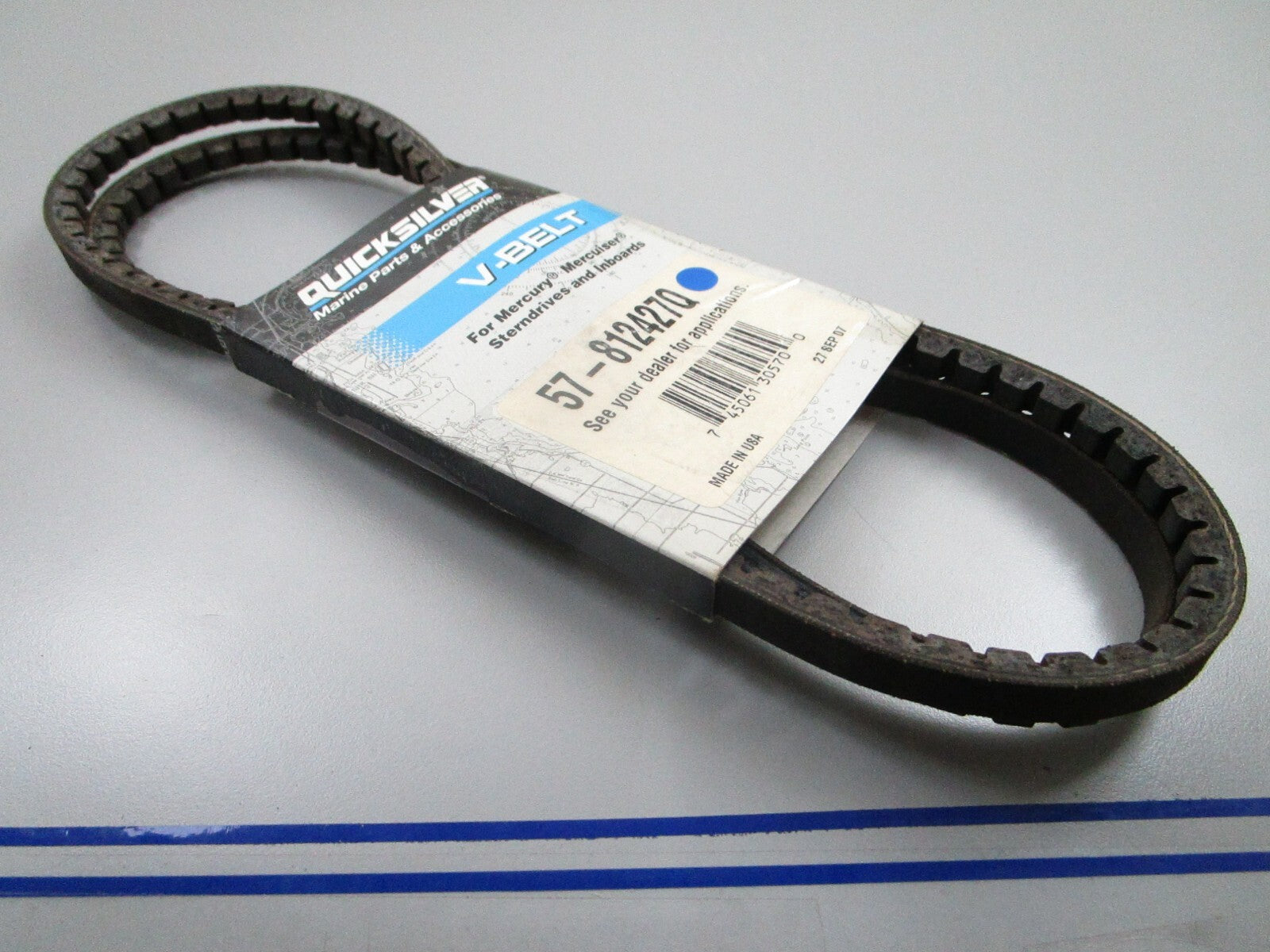 *NEW OEM* 0810 Mercury Quicksilver V-Belt 57-812427Q
