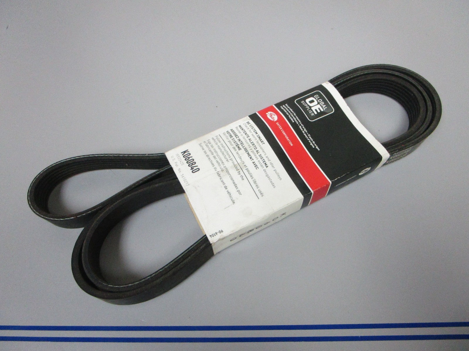 NEW K060840 Gates Micro-V 13/16" x 84 ½" Serpentine Belt 0720