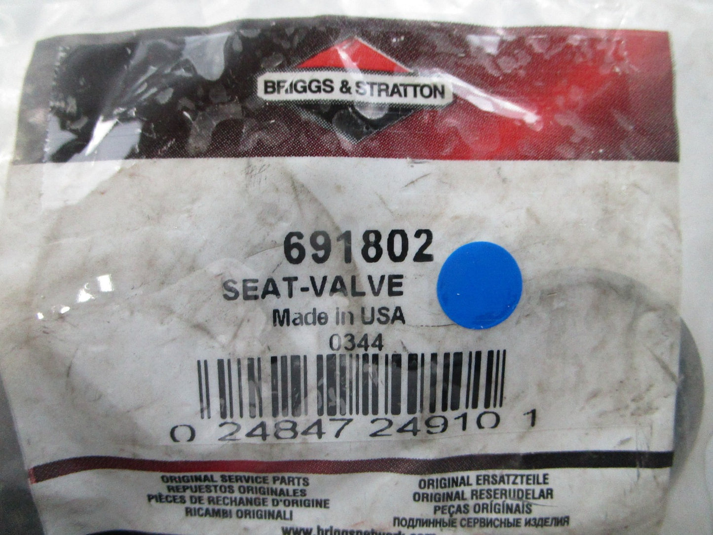 *NEW OEM* 0810 Briggs & Stratton Valve Seat 691802